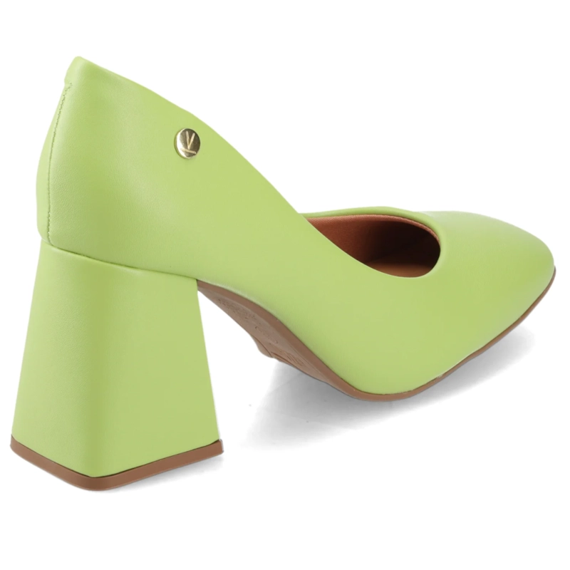 TACONES MUJER VIZZANO ECO CUERO VERDE ANCHO 10 CM - 5
