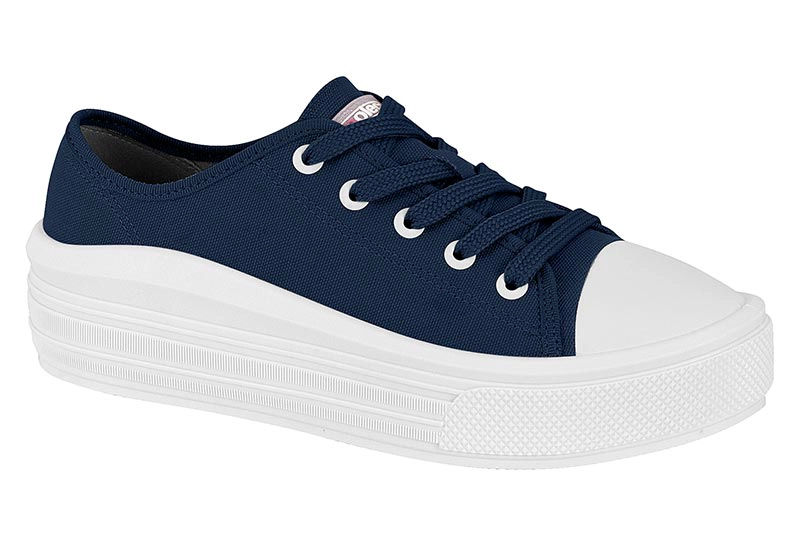 ZAPATILLA AZUL MARINO MOLECA - 1