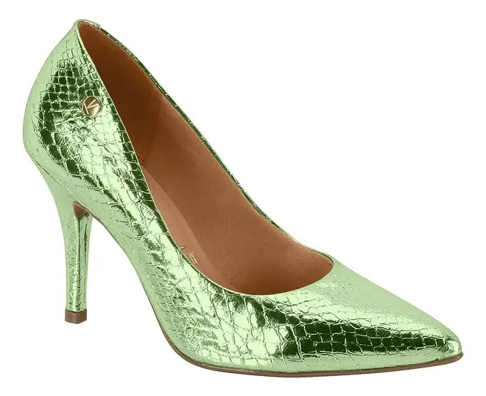 ZAPATO MUJER TACO AGUJA STILETTO VERDE 11 - VIZZANO - 1