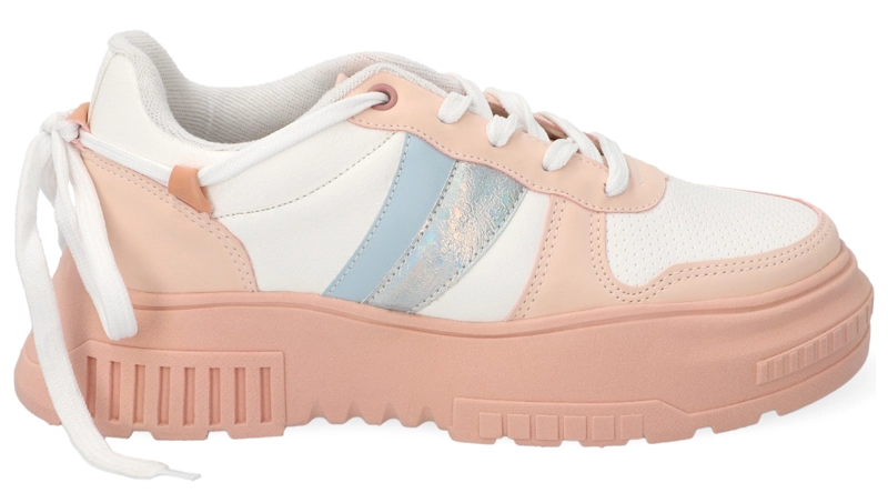 ZAPATILLA URBANA MUJER BKR ROSADO - 1
