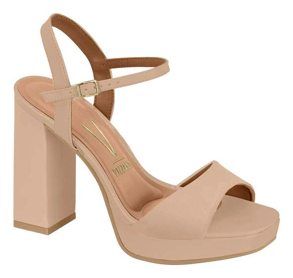 SANDALIA FIESTA TACO ANCHO BEIGE VIZZANO MUJER - 7