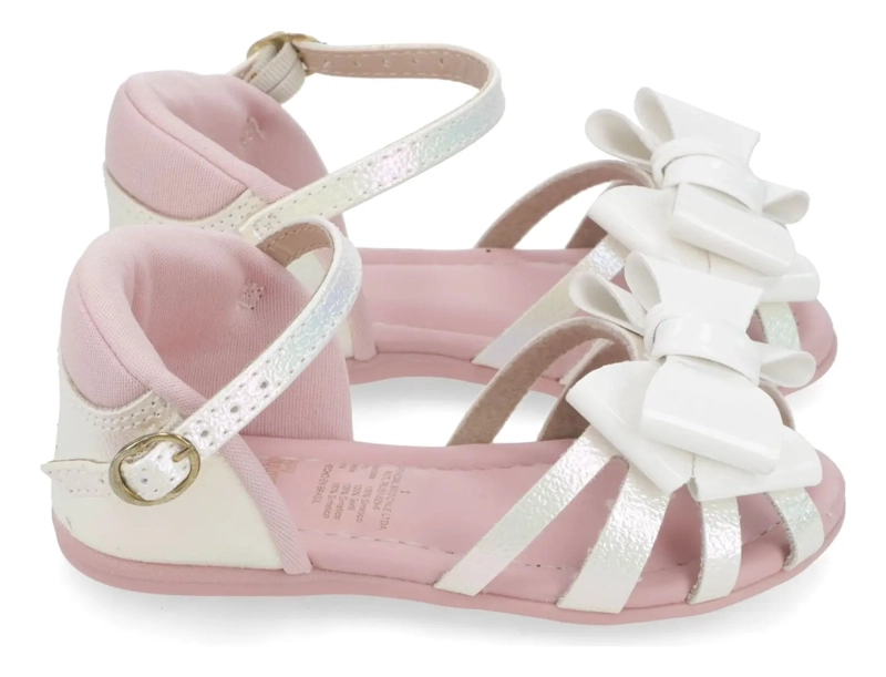 SANDALIAS MOLEKINHA NIÑAS BLANCO ROSADO - 2