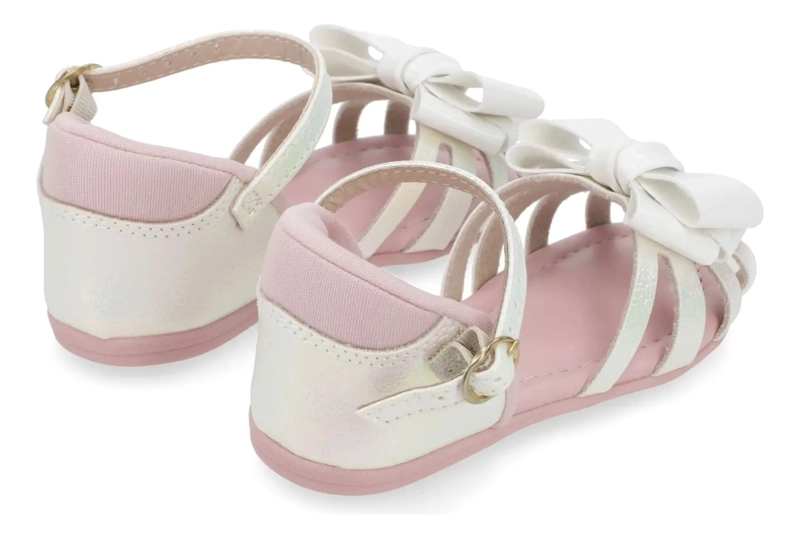 SANDALIAS MOLEKINHA NIÑAS BLANCO ROSADO - 5
