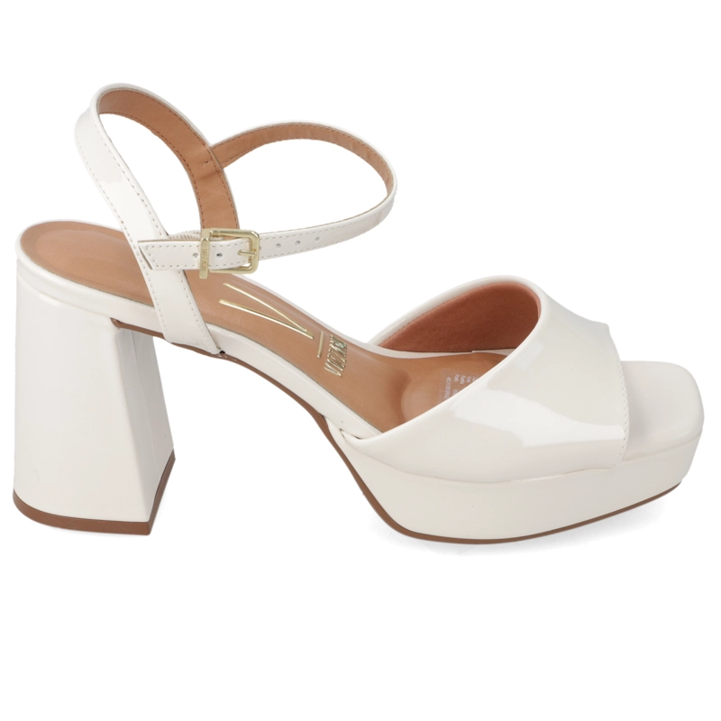 SANDALIA TACO MUJER VIZZANO BLANCO - 2