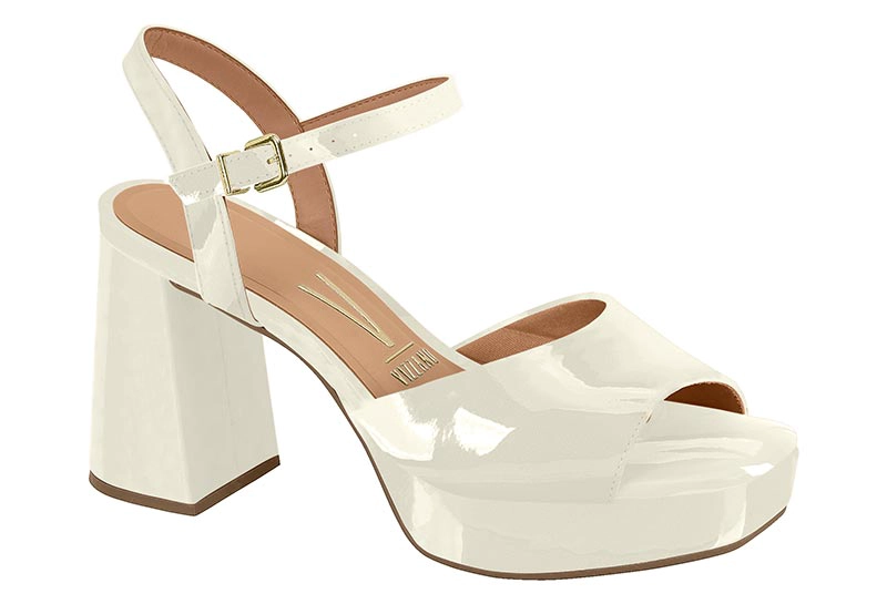 SANDALIA TACO MUJER VIZZANO BLANCO - 7