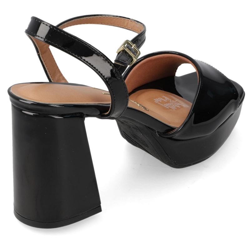 SANDALIA TACO ANCHO FIESTA NEGRO VIZZANO MUJER - 5