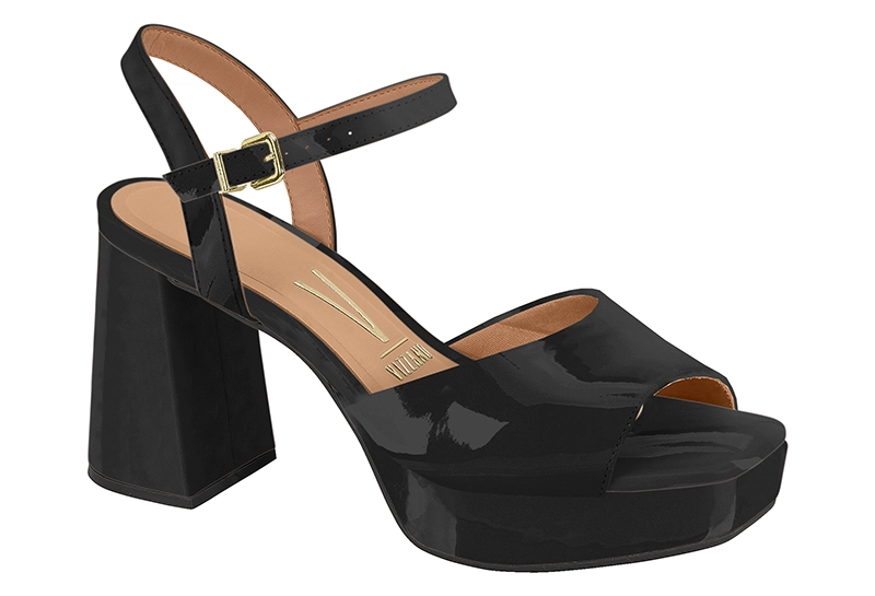 SANDALIA TACO ANCHO FIESTA NEGRO VIZZANO MUJER - 7