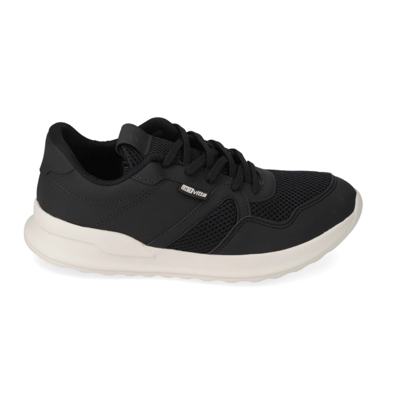 ZAPATILLA CASUAL HOMBRE ACTIVITTA MALLA NEGRO - 1