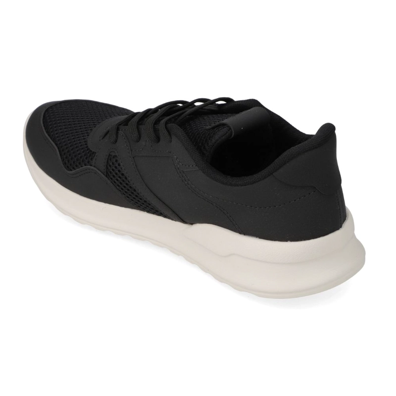 ZAPATILLA CASUAL HOMBRE ACTIVITTA MALLA NEGRO - 3