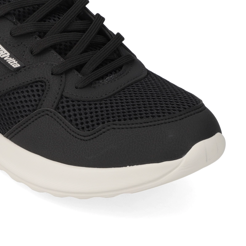 ZAPATILLA CASUAL HOMBRE ACTIVITTA MALLA NEGRO - 6