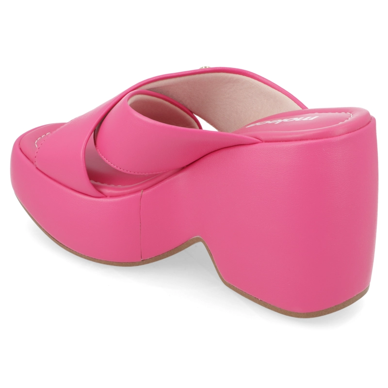 SANDALIA TACO MUJER MOLECA FUCSIA - 3