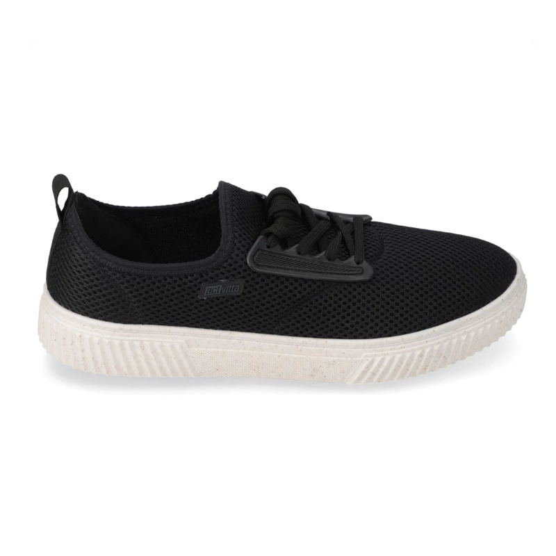 ZAPATILLA CASUAL HOMBRE ACTIVITTA MALLA NEGRO - 1