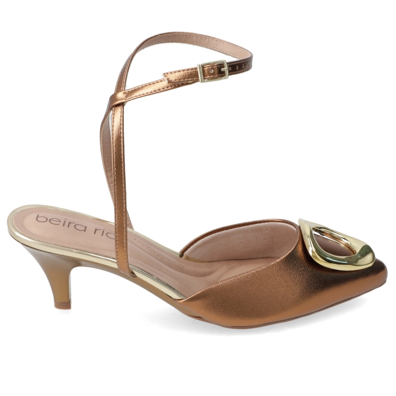 STILETTO TACO AGUJA BRONCE BEIRA RIO MUJER - 2