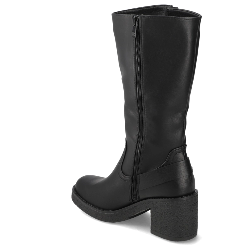 BOTA TACO ANCHO NEGRO AGUA DE COCO - 4