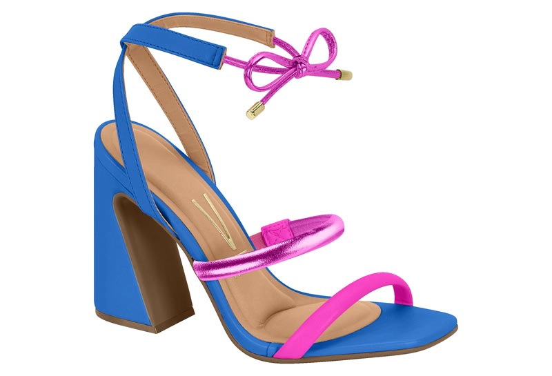 ZAPATO TACO MUJER VIZZANO AZUL - 1