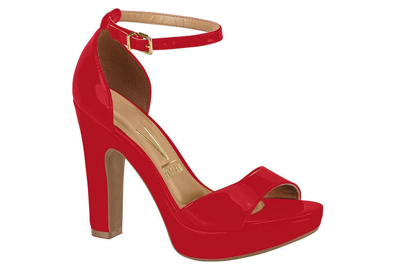 SANDALIA TACO VIZZANO ROJO - 1