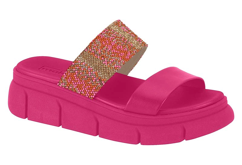 SANDALIA PLATAFORMA MUJER MOLECA ROSA - 1