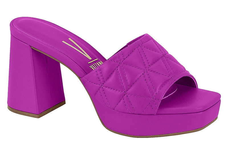 SANDALIA TACO MUJER VIZZANO MAGENTA - 2