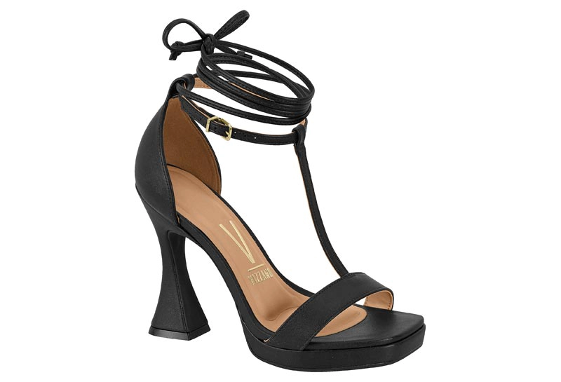 SANDALIA TACO MUJER VIZZANO NEGRO - 2