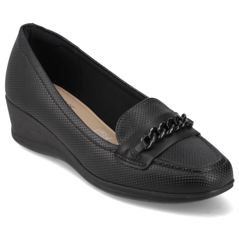 MOCASIN MUJER MODARE NEGRO - 1