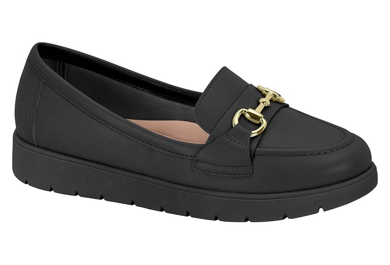 MOCASIN MUJER MOLECA NEGRO - 3