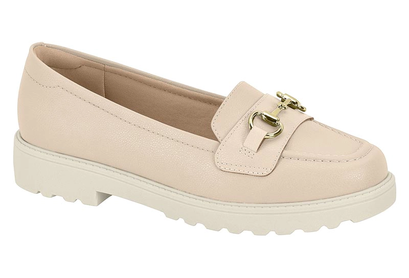 MOCASIN MUJER MODARE ECOCUERO CREMA - 2