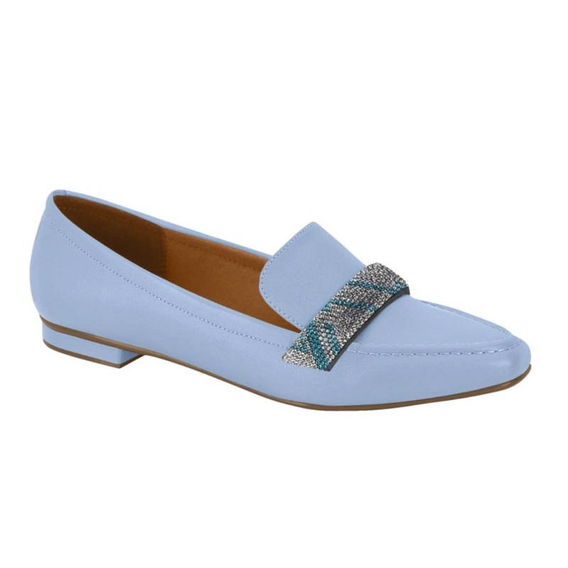 BALLERINA MUJER VIZZANO ECOCUERO JEANS - 1