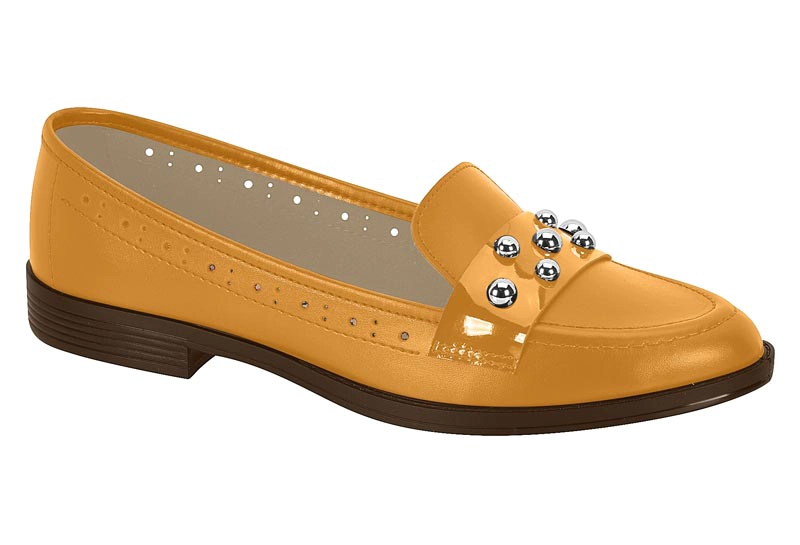 MOCASIN DE MUJER MOLECA AMARILLO - 3