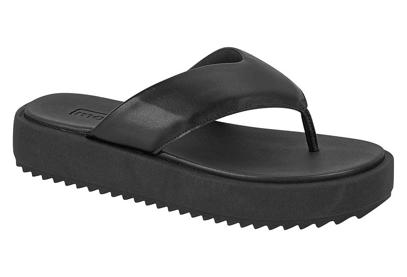 SANDALIA PLATAFORMA MUJER MOLECA NEGRO - 1