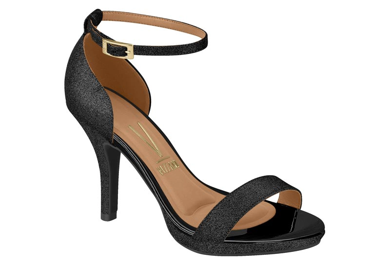 SANDALIA TACO MUJER VIZZANO NEGRO - 2