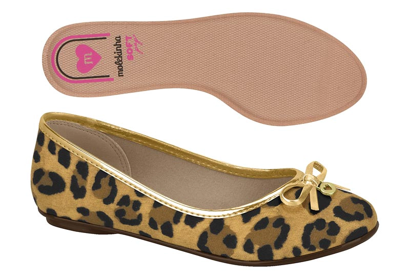 BALLERINA NIÑA ANIMAL PRINT MOLEKINHA - 1