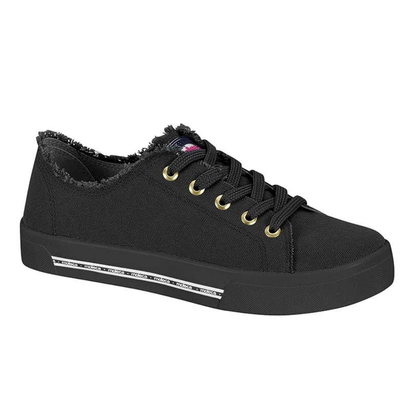 ZAPATILLA CASUAL MOLECA NEGRO - 1