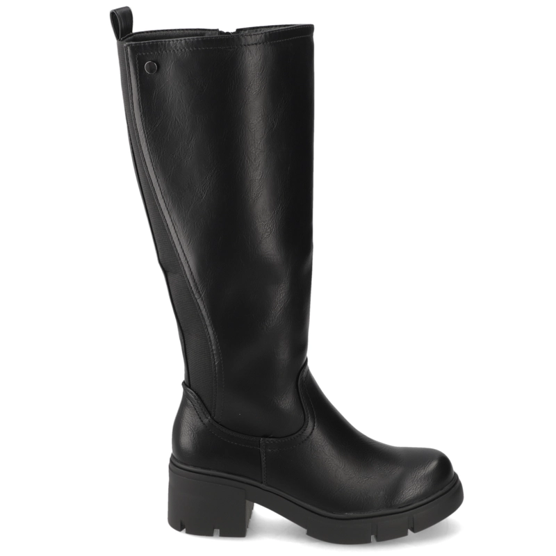 BOTA TACO ANCHO 5 CM NEGRO NEW WALK - 2