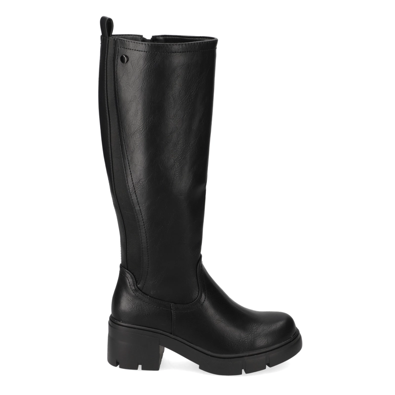 BOTA TACO ANCHO 5 CM NEGRO NEW WALK - 7