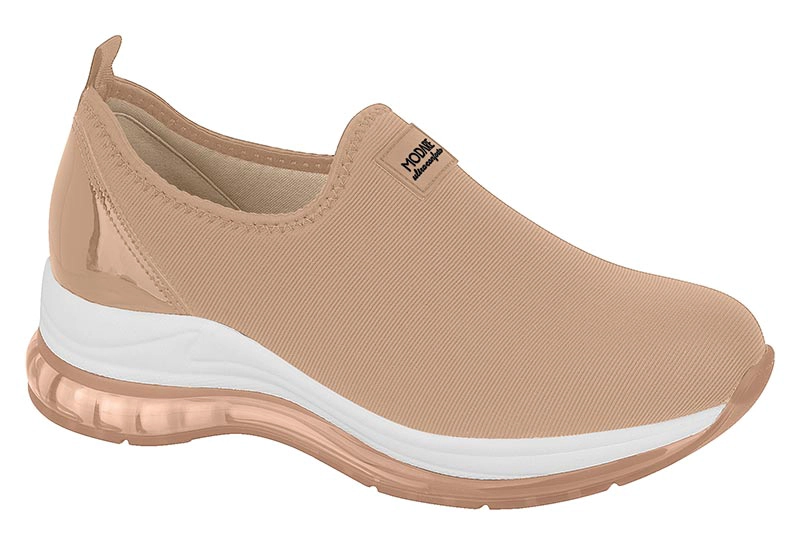 ZAPATILLA CASUAL DE MUJER MODARE BEIGE - 3