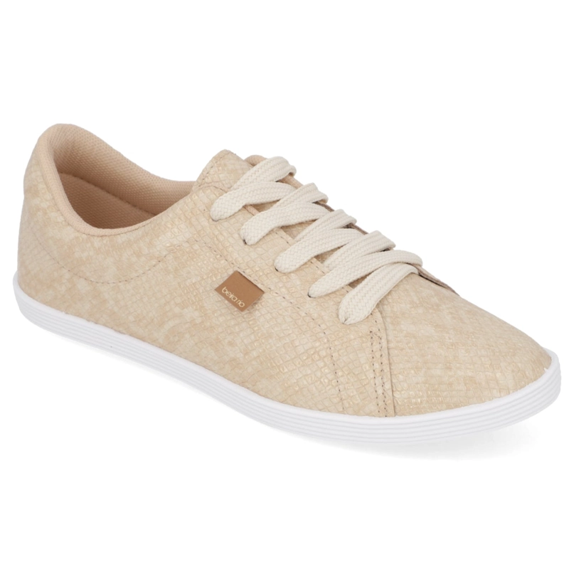 ZAPATILLA CASUAL SNAKE BEIGE - 1