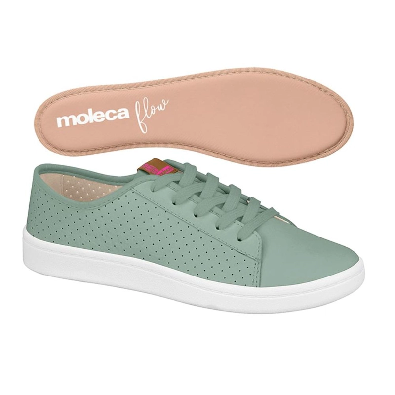 ZAPATILLA CASUAL MOLECA MENTA - 1