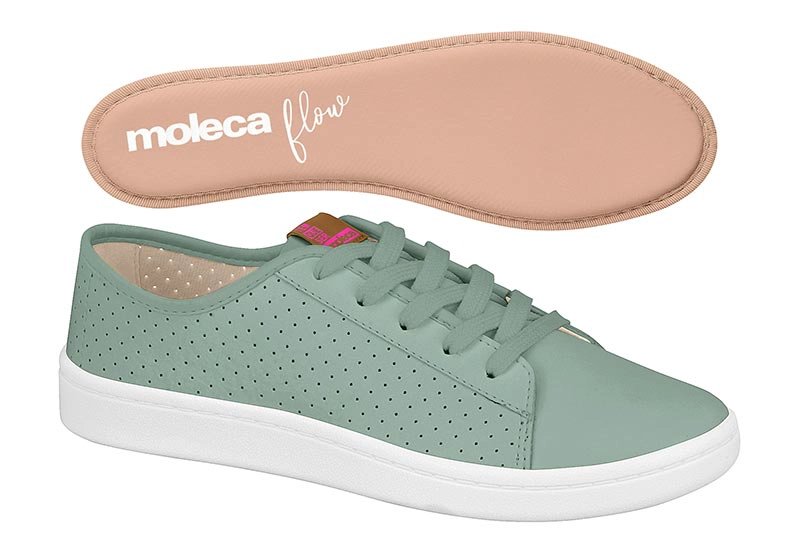 ZAPATILLA CASUAL MOLECA MENTA - 3