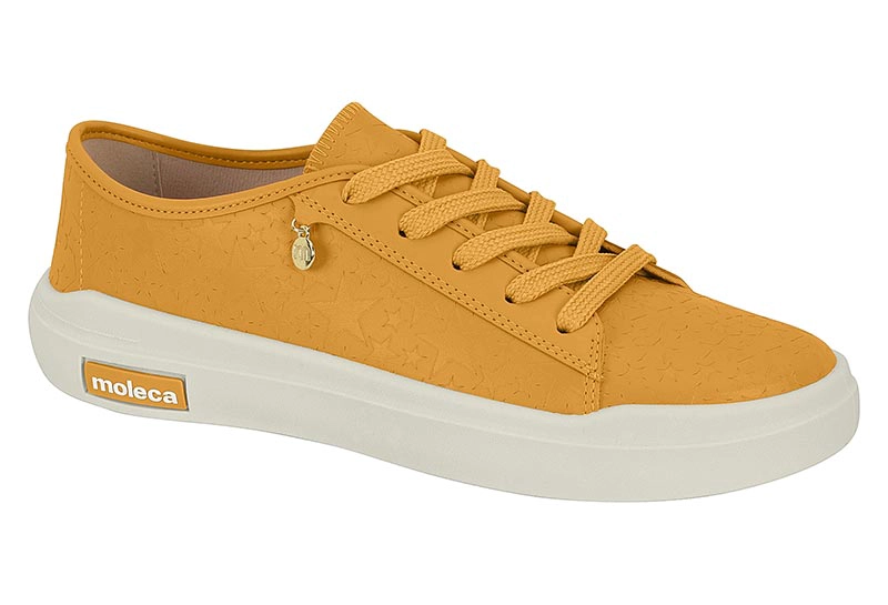 ZAPATILLA MUJER MOLECA MOSTAZA - 1
