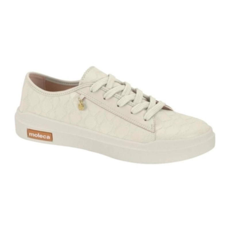 ZAPATILLA MUJER MOLECA CREMA - 1