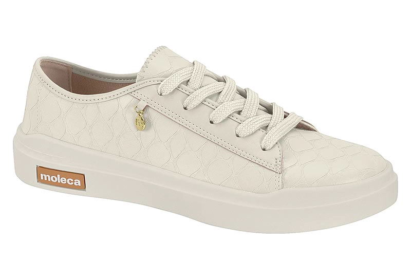 ZAPATILLA MUJER MOLECA CREMA - 3