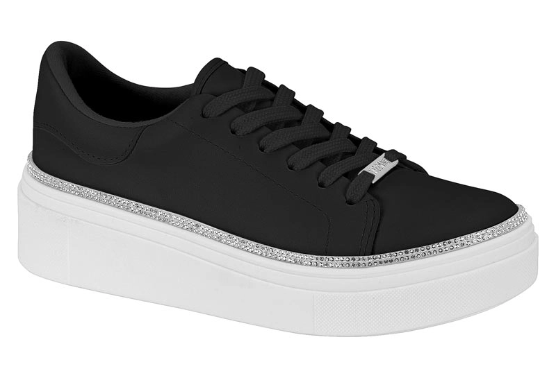 ZAPATILLA CASUAL MUJER VIZZANO NEGRO - 1