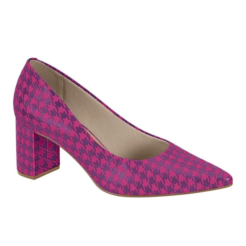ZAPATO MUJER TACO CUADRADO MAGENTA BEIRA RIO - 1