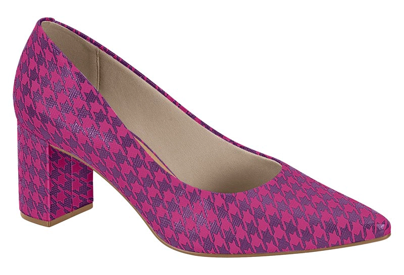 ZAPATO MUJER TACO CUADRADO MAGENTA BEIRA RIO - 3