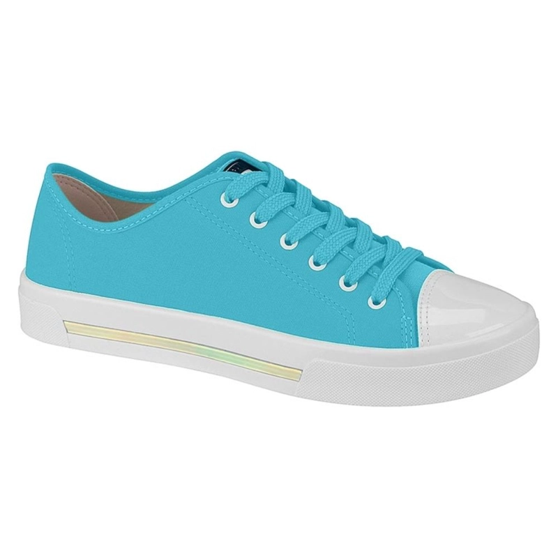 ZAPATILLA CASUAL DE MUJER MOLECA TURQUESA - 3