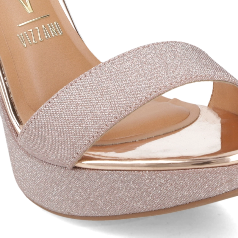 SANDALIA FIESTA TACO ROSE GOLD VIZZANO MUJER - 6