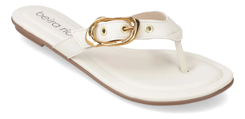 SANDALIA BEIRA RIO CASUAL 17033 Blanco 40