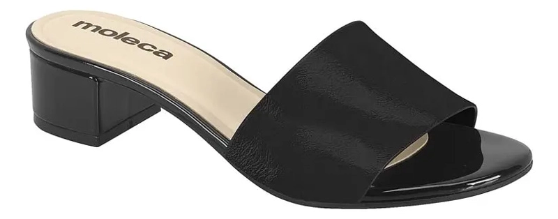 SANDALIA MOLECA CASUAL 16889 Negro 40