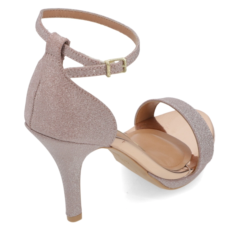 SANDALIA FIESTA TACO ROSE GOLD VIZZANO MUJER - 5
