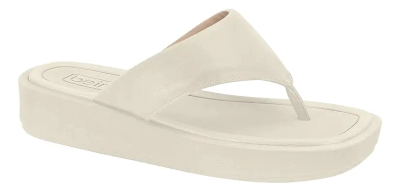 SANDALIA BEIRA RIO CASUAL 17197 Blanco 40